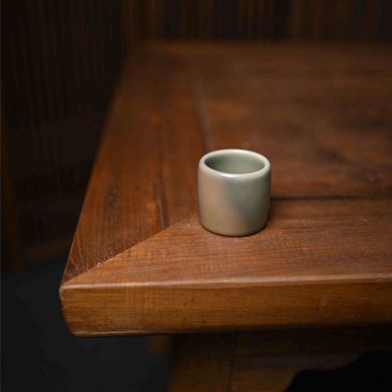 ‘’Pepper Room Glaze‘’ Celadoner Discoloration Matte Cup Shiny Cup Kiln Cup