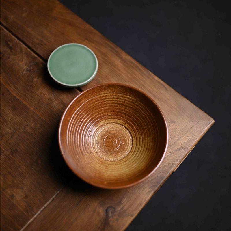 ‘’Pot Bearing‘’ Celadoner Grass Gray Glaze Tea Tray Jade Bracelet Pot two piece suit Teapot Set