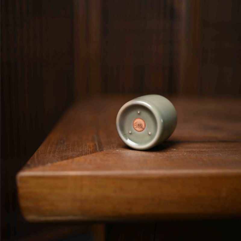 ‘’Pepper Room Glaze‘’ Celadoner Discoloration Matte Cup Shiny Cup Kiln Cup