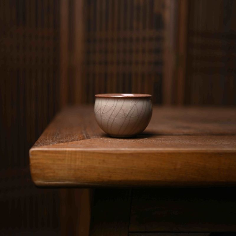 "Regular Cup" Celadoner Modern Ge Kiln Press-Hand Cup Smell The Cup Chicken Heart Cup