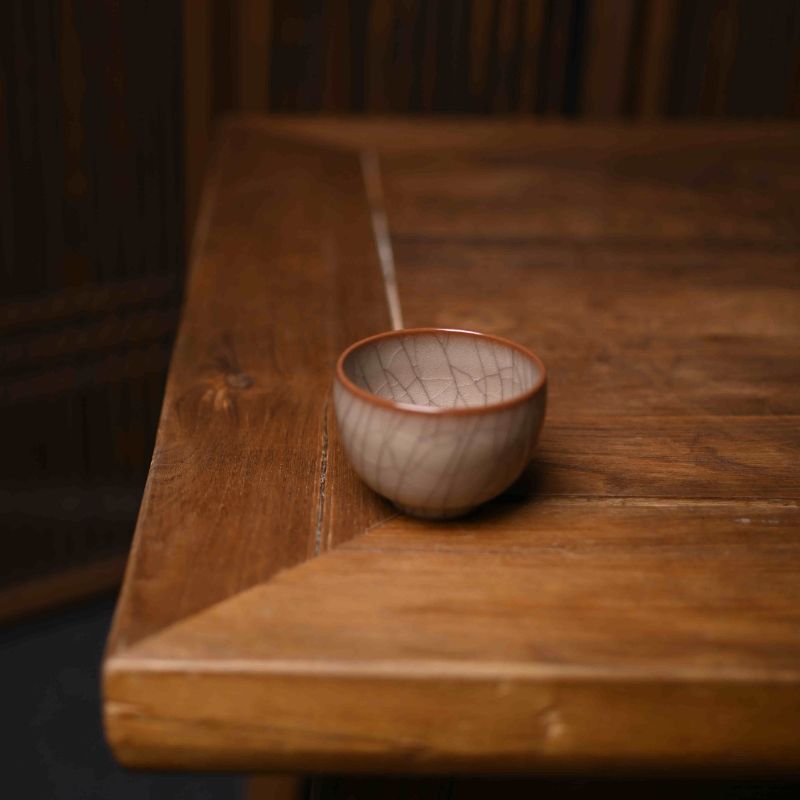 "Regular Cup" Celadoner Modern Ge Kiln Press-Hand Cup Smell The Cup Chicken Heart Cup