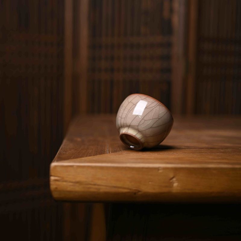 "Regular Cup" Celadoner Modern Ge Kiln Press-Hand Cup Smell The Cup Chicken Heart Cup