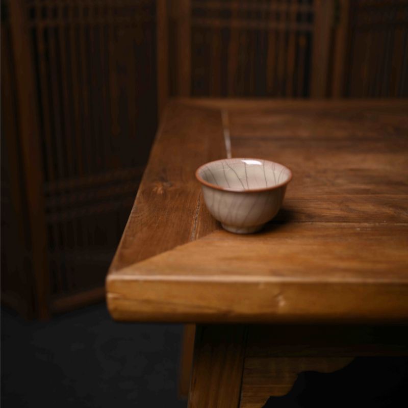 "Regular Cup" Celadoner Modern Ge Kiln Press-Hand Cup Smell The Cup Chicken Heart Cup