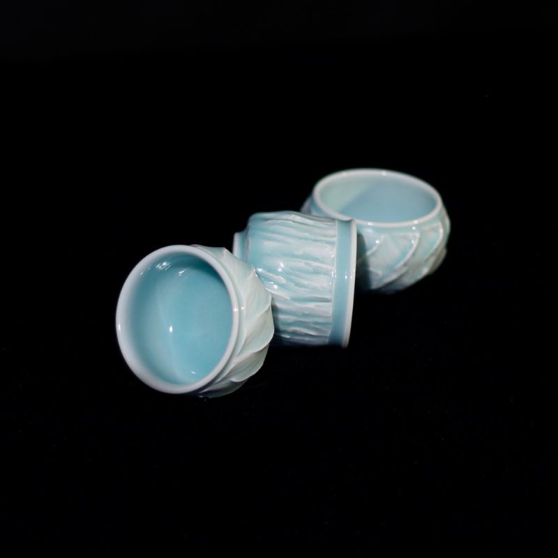 celadoner Celadon Tea Cup Trio