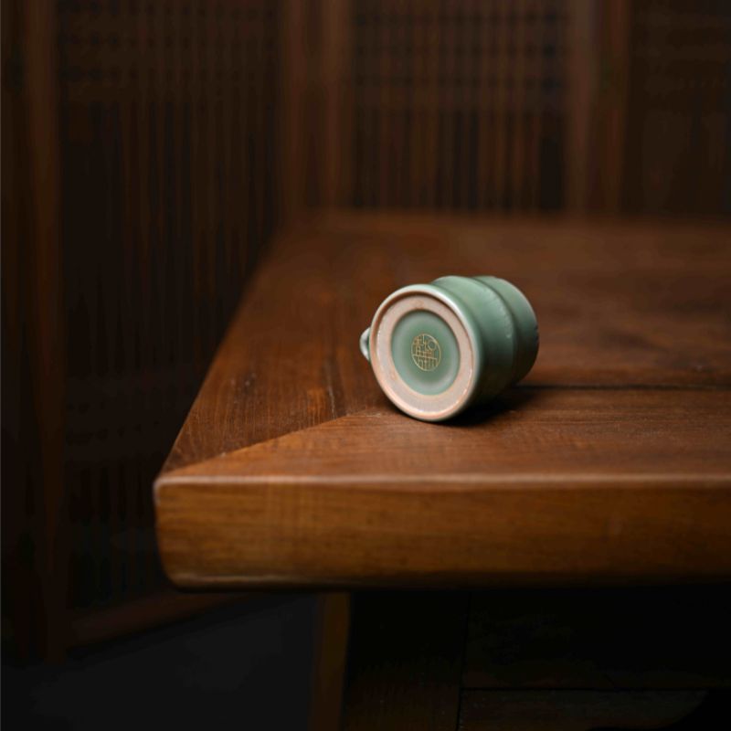 “Celadon Teacup” Celadoner Lron Tire Gray Glaze Rice-White Glaze Plum Green Grass Gray Glaze Plum Glaze Household Tea Set