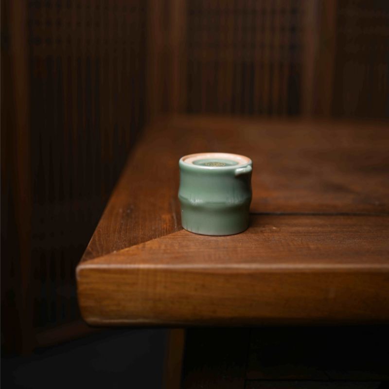 “Celadon Teacup” Celadoner Lron Tire Gray Glaze Rice-White Glaze Plum Green Grass Gray Glaze Plum Glaze Household Tea Set
