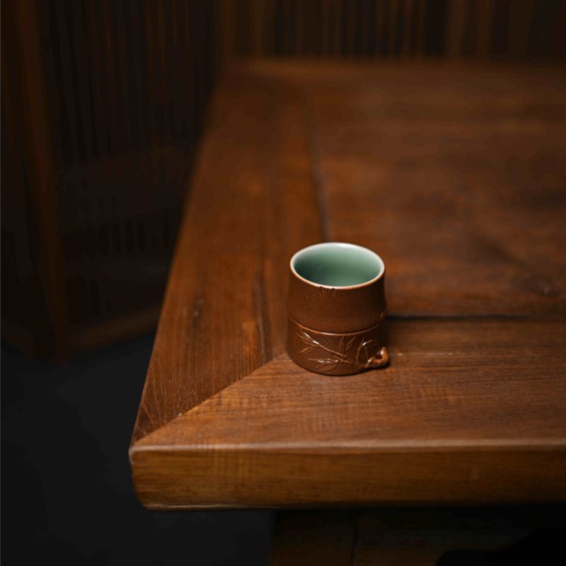 “Celadon Teacup” Celadoner Lron Tire Gray Glaze Rice-White Glaze Plum Green Grass Gray Glaze Plum Glaze Household Tea Set
