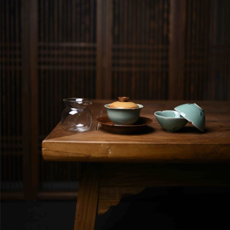 ‘’Gift Box Set‘’ Celadoner Beige Glaze Plum Green Glaze Grass Gray Glaze Azure Glaze