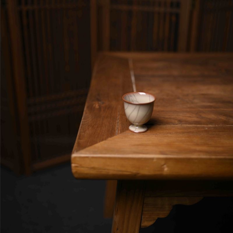 "Regular Cup" Celadoner Modern Ge Kiln Press-Hand Cup Smell The Cup Chicken Heart Cup