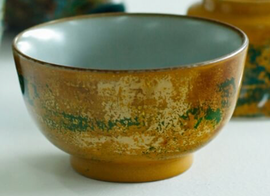 Celadoner Rhino Skin Lacquer Yellow Normal Tea Cup